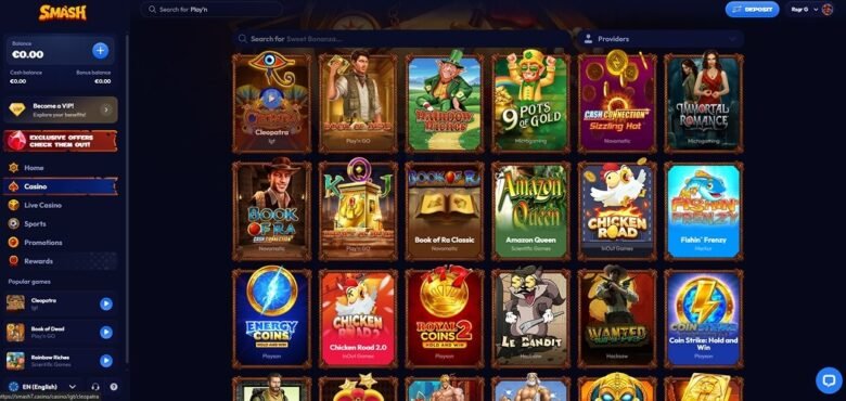 Experience the Thrill of Smash Casino Online in the UK Today